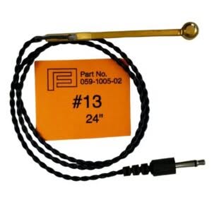 Battery Simulator Pill Gold Plated #13 ~ 24" Orange (Non Auto Detecting) Number 13 Batteries Simulator Pill 24 Scaled
